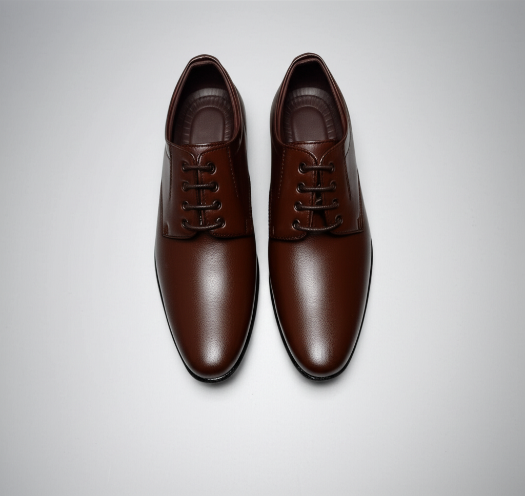 Mitty Brown Lace-Up Formal Shoes for Men 3319