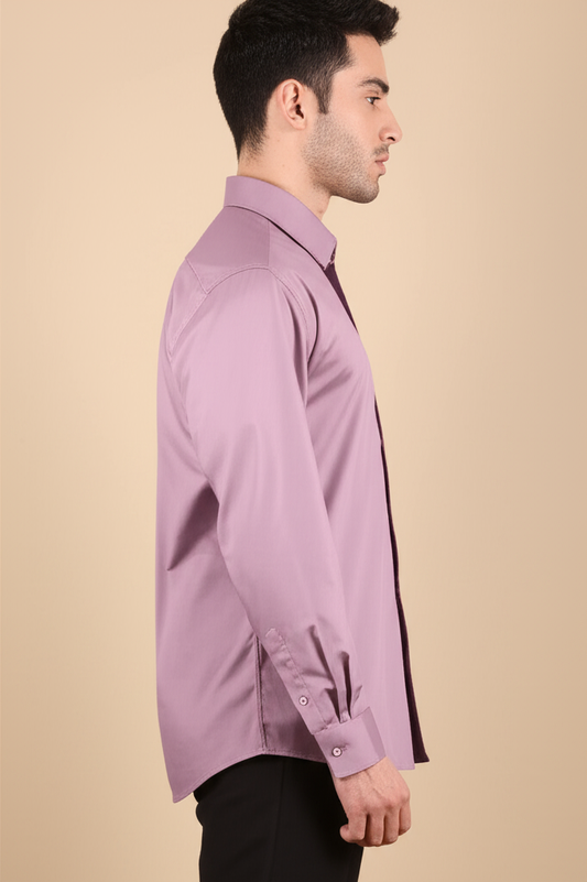 Mitty Dusty Rose Full Sleeve Shirt for Men
