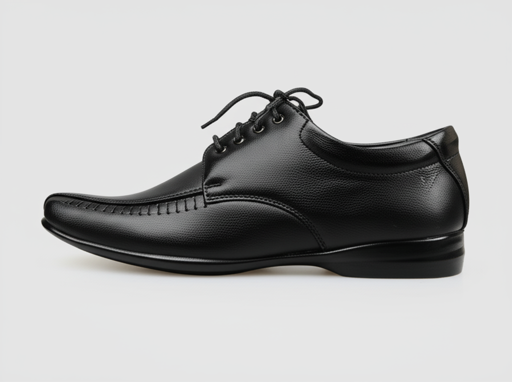 Mitty Black Formal Shoes for Men 8516