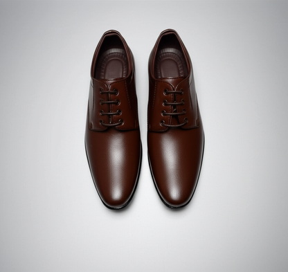 Mitty Brown Lace-Up Formal Shoes for Men 3319