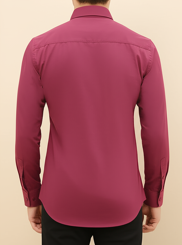 Mitty Burgundy Full Sleeve Shirt for Men
