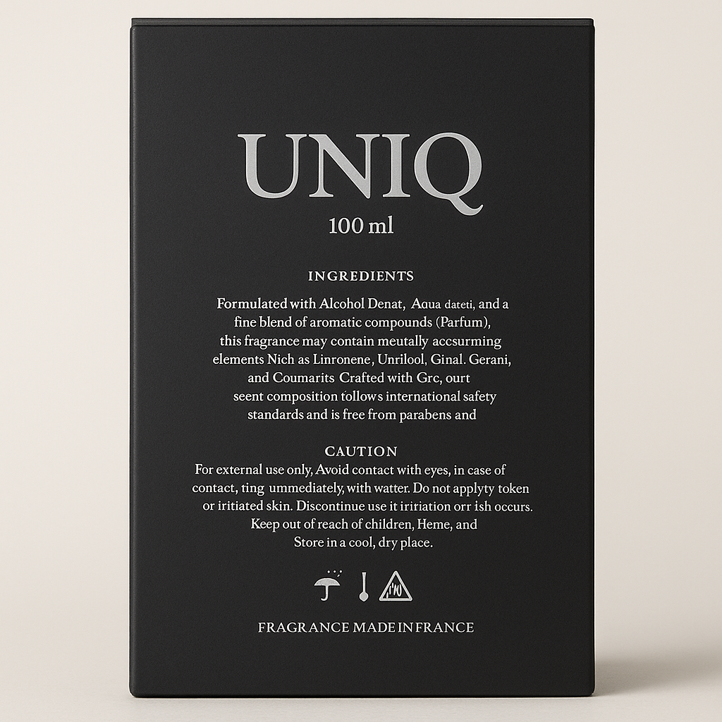 UNIQ by MITTY , Unisex Luxury Fragrance – Extrait de Parfum