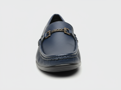 Mitty Navy Blue Formal Slip-on Shoes for Men 9025