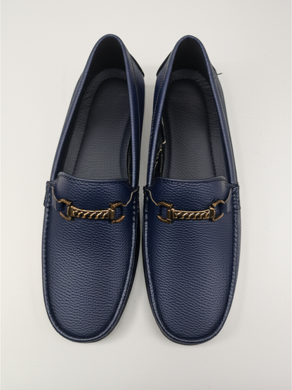 Mitty Navy Blue Formal Slip-on Shoes for Men 9025